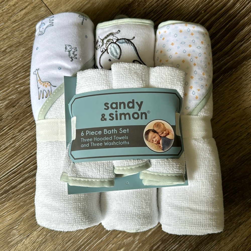 Sandy & Simon 6 Piece Bath Set